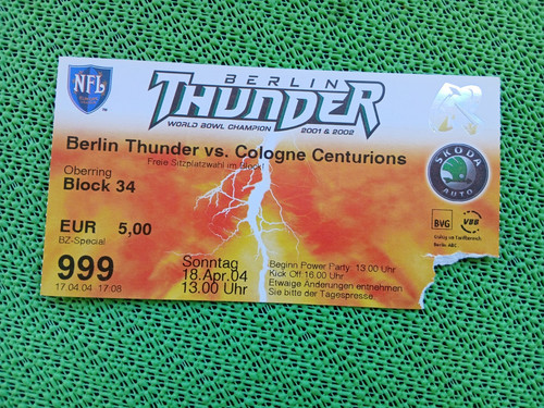 Ticket nfl europe - ticket, berlin